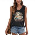 Easily Distracted By Books Book Wildflowers Book Lovers Women's V-Neck Tank Top Easily Distracted By Books Book Wildflowers Book Lovers Women's V-Neck Tank Top