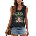Easily Distracted By Plants And Books Women's V-Neck Tank Top Easily Distracted By Plants And Books Women's V-Neck Tank Top