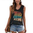 Eat Sleep Read Repeat Reading Books Reader Bookworm Women's V-Neck Tank Top