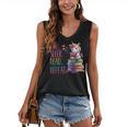 Eat Sleep Read Repeat Unicorn Read Book Reading Lovers Kids Women's V-Neck Tank Top