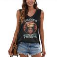 Education Is Freedom African Teacher Books Lovers Women's V-Neck Tank Top