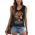 Education Is Freedom Afro Woman Book Illustration Women's V-Neck Tank Top Education Is Freedom Afro Woman Book Illustration Women's V-Neck Tank Top
