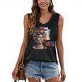 Education Is Freedom History Month Teacher Books Afro Women's V-Neck Tank Top