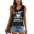 EMC2 Energy Milk x Coffee Science Book Math Lover Women's V-Neck Tank Top EMC2 Energy Milk x Coffee Science Book Math Lover Women's V-Neck Tank Top
