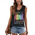 Equality Hurts No One Floral Books LGBTQ Pride Human Rights Women's V-Neck Tank Top Equality Hurts No One Floral Books LGBTQ Pride Human Rights Women's V-Neck Tank Top