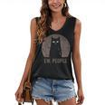 Ew People Introvert Cat Meow Cat Lover Men Women Kids Women's V-Neck Tank Top