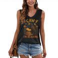 F CAW F Crow I'm Reading Book Lover Fall Women's V-Neck Tank Top F CAW F Crow I'm Reading Book Lover Fall Women's V-Neck Tank Top