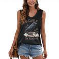 F-CAW-F Crow Book Lover Reader Gothic Humor Women's V-Neck Tank Top
