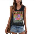 Fantasy Reader Society Reading Book Retro Bookworm Reader Women's V-Neck Tank Top