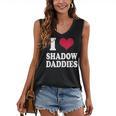 Fantasy Romantasy Book Lover I Love Heart Shadow Daddies Women's V-Neck Tank Top