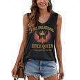 Fire Breathing Bitch Queen I Will Not Be Afraid Fantasy Book Women's V-Neck Tank Top Fire Breathing Bitch Queen I Will Not Be Afraid Fantasy Book Women's V-Neck Tank Top