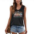Flourish Dream Thrive Floral Books For Book Lovers Women's V-Neck Tank Top