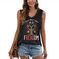 Freadom Tree Read Reading Librarian Book Across America Women's V-Neck Tank Top