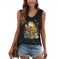 Frog & Toad Fishing Vintage Classic Book Frog Reading Book Women's V-Neck Tank Top Frog & Toad Fishing Vintage Classic Book Frog Reading Book Women's V-Neck Tank Top