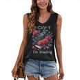Fuck Off Im Reading Smut Books Dark Romance Book Crow F Cawf Women's V-Neck Tank Top