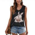 Funny Book Reading Quote For Women And Girls Rabbits Women's V-Neck Tank Top Funny Book Reading Quote For Women And Girls Rabbits Women's V-Neck Tank Top