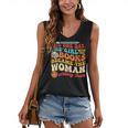 The Girl With The Books Became The Woman Writing Them Women's V-Neck Tank Top The Girl With The Books Became The Woman Writing Them Women's V-Neck Tank Top