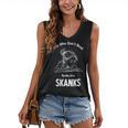 Girls Who Don't Read Book Are Skanks Design Women's V-Neck Tank Top