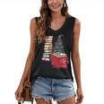 Gnome Read Reading Book Librarian Across America Women Kids Women's V-Neck Tank Top
