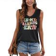 Groovy In My Reading Era Read Book Reader Reading Women's V-Neck Tank Top