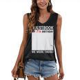 Guestbook 7th Birthday 7 Year Old Born 2018 Bday Women's V-Neck Tank Top
