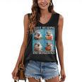 Hedgehog Love Reading And Hedgehogs Child Book Lover Women's V-Neck Tank Top Hedgehog Love Reading And Hedgehogs Child Book Lover Women's V-Neck Tank Top