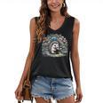 Hedgehog Reading Book Lake Scenery Reading Women's V-Neck Tank Top Hedgehog Reading Book Lake Scenery Reading Women's V-Neck Tank Top