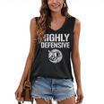 Highly Defensive Armadillo Shield Introvert Boundaries Women's V-Neck Tank Top