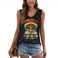 Honoring Past Inspiring Future History Month Book Tree Women's V-Neck Tank Top