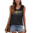 Hooray It's Library Day Teacher Reader Books Back To School Women's V-Neck Tank Top Hooray It's Library Day Teacher Reader Books Back To School Women's V-Neck Tank Top