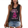 Hot Girls Read Books Cute Book Reader Women Women's V-Neck Tank Top Hot Girls Read Books Cute Book Reader Women Women's V-Neck Tank Top