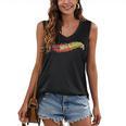 Hot Wheels Comic Book Fire Logo Women's V-Neck Tank Top Hot Wheels Comic Book Fire Logo Women's V-Neck Tank Top