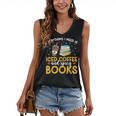 Iced Coffee And Spicy Books Iced Coffee Lover Cold Brew Women's V-Neck Tank Top
