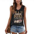 I'm A 10 But I Read Books All Night Bookworm Reader Reading Women's V-Neck Tank Top