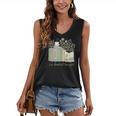 I'm Booked Tonight Cozy Floral Book Lover Graphic Women's V-Neck Tank Top