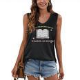 I'm In A Really Good Place Right Now In My Book Women's V-Neck Tank Top
