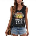 Introvert Cat Kitten Quote For Feline Whisperer Women's V-Neck Tank Top Introvert Cat Kitten Quote For Feline Whisperer Women's V-Neck Tank Top