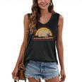 Introvert Me Happy Retro Sunset Capybara Tee Women's V-Neck Tank Top