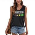 Introvert My Social Battery Low Level Graphic Women's V-Neck Tank Top