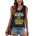Im Introvert Unless You Talk About French Horns Women's V-Neck Tank Top