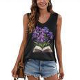 Irises Flowers Book Iris Floral Women's V-Neck Tank Top Irises Flowers Book Iris Floral Women's V-Neck Tank Top