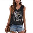 It's A Good Day To Read a Book Elementary Teacher Graphic Women's V-Neck Tank Top