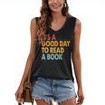 It's A Good Day To Read A Book Retro Vintage Teacher Women's V-Neck Tank Top It's A Good Day To Read A Book Retro Vintage Teacher Women's V-Neck Tank Top