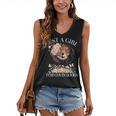 Just A Girl Who Loves Books Book Lover Reading For Women Women's V-Neck Tank Top Just A Girl Who Loves Books Book Lover Reading For Women Women's V-Neck Tank Top
