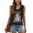 Just a Girl Who Loves Books And Dragons Book Dragon Lover Women's V-Neck Tank Top