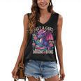 Just a Girl Who Loves Dragons And Books Dragon Women's V-Neck Tank Top Just a Girl Who Loves Dragons And Books Dragon Women's V-Neck Tank Top