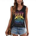 JUST ONE MORE CHAPTER Fun Reading Book Lover Women's V-Neck Tank Top JUST ONE MORE CHAPTER Fun Reading Book Lover Women's V-Neck Tank Top