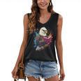 Kawaii Eagle Reads Book Reading Library Book Bookworm Women's V-Neck Tank Top