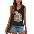 Leopard Gecko Book Lover Reading Women's V-Neck Tank Top Leopard Gecko Book Lover Reading Women's V-Neck Tank Top