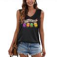 Librarian Let's All Go To The Library Cute Groovy Book Lover Women's V-Neck Tank Top Librarian Let's All Go To The Library Cute Groovy Book Lover Women's V-Neck Tank Top